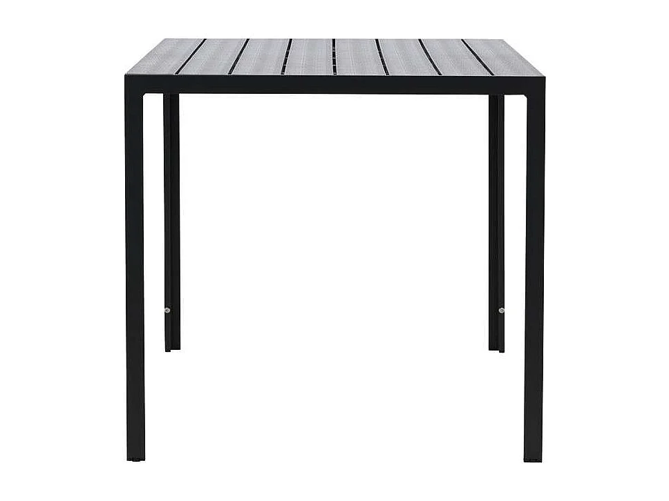 Mirko table de jardin noir.