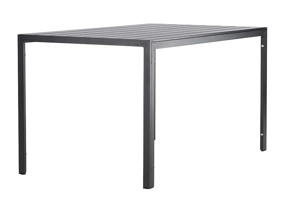 Mirko table de jardin noir.