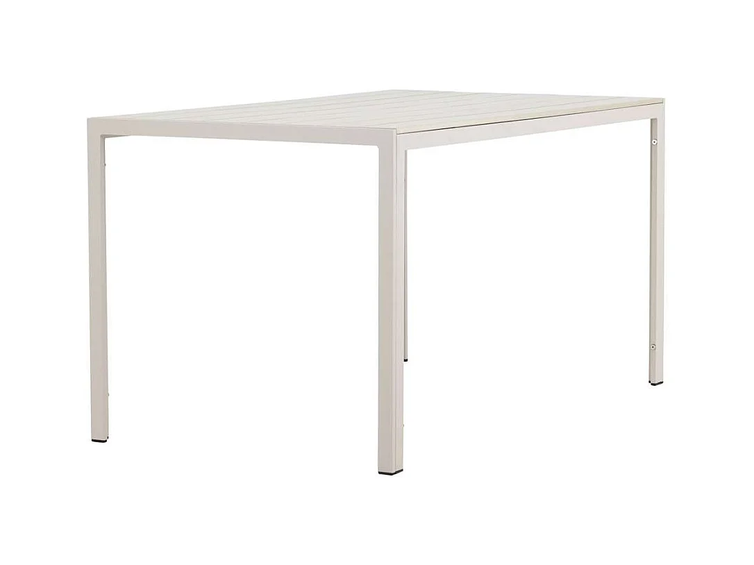 Table de Jardin "Mirko" 140cm Beige