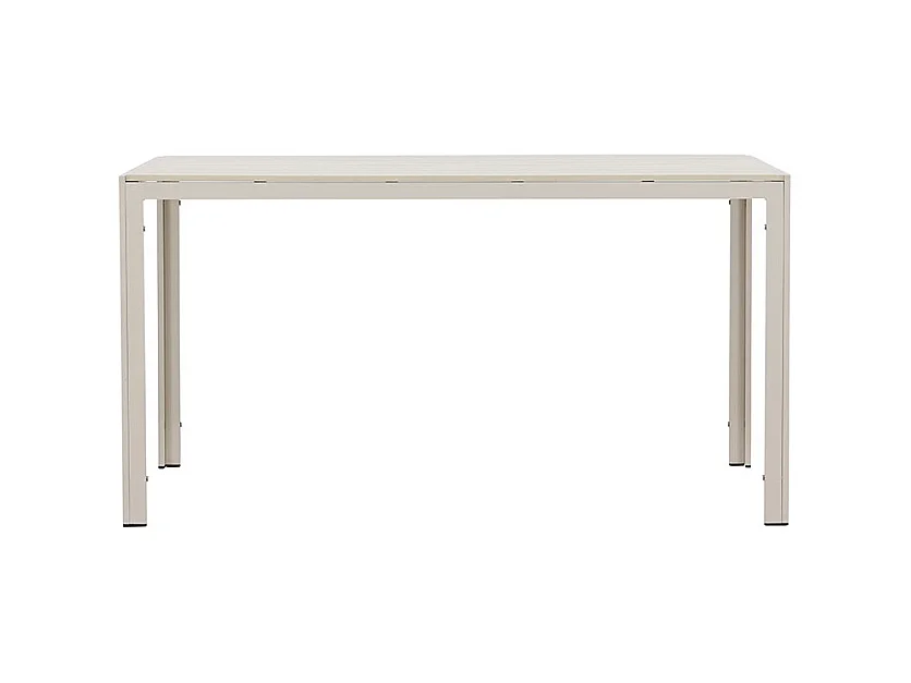 Mirko table de jardin beige.