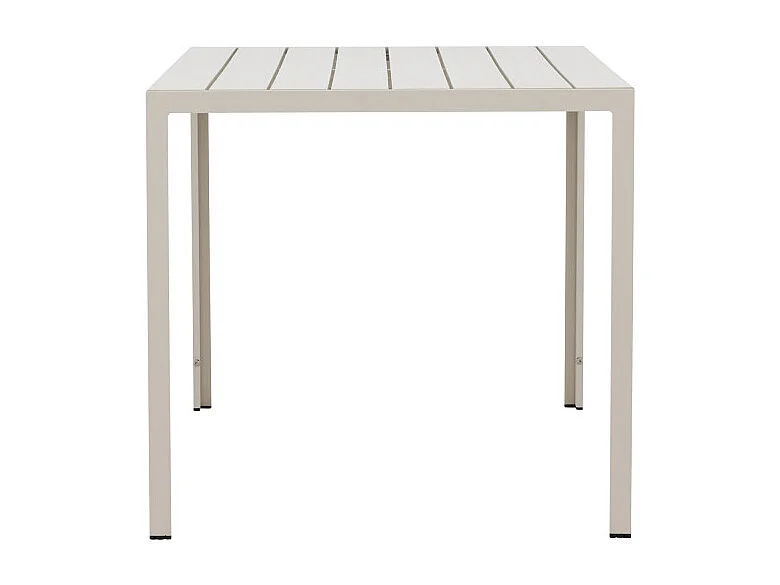 Table de Jardin "Mirko" 140cm Beige