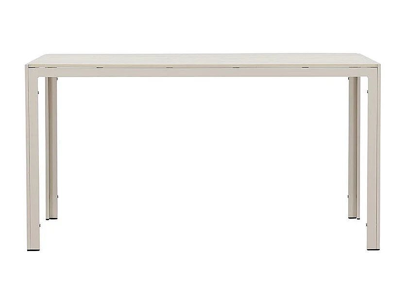 Mirko table de jardin beige.