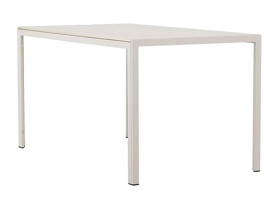 Mirko table de jardin beige.