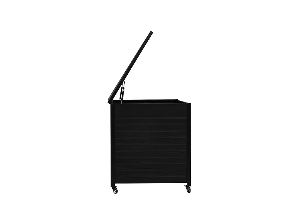 Coffre de Jardin en Métal "Tiana" 150cm Noir