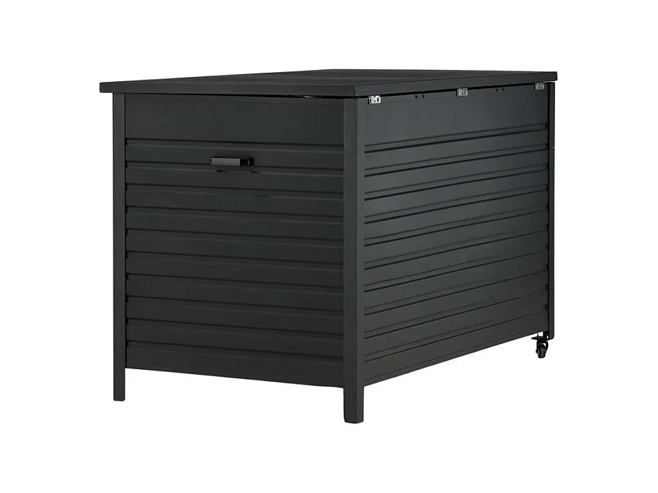 Coffre de Jardin en Métal "Tiana" 150cm Noir