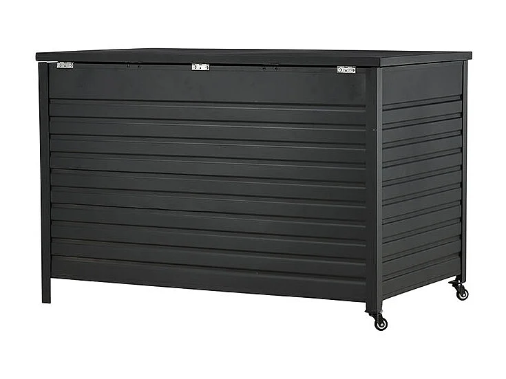 Coffre de Jardin en Métal "Tiana" 150cm Noir