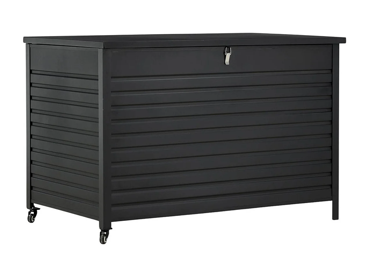 Coffre de Jardin en Métal "Tiana" 150cm Noir