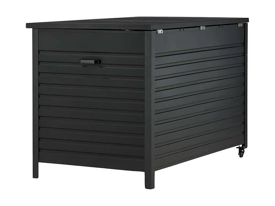 Coffre de Jardin en Métal "Tiana" 150cm Noir