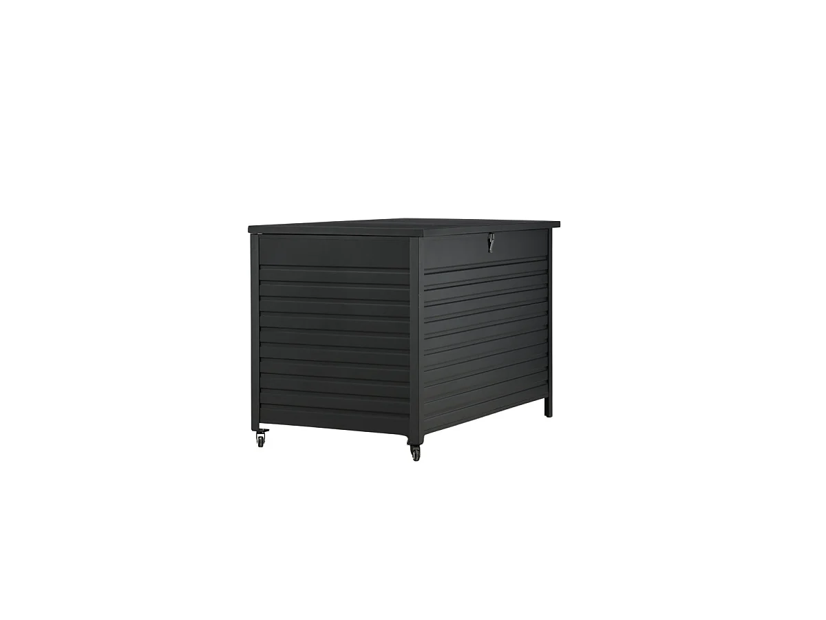 Coffre de Jardin en Métal "Tiana" 150cm Noir