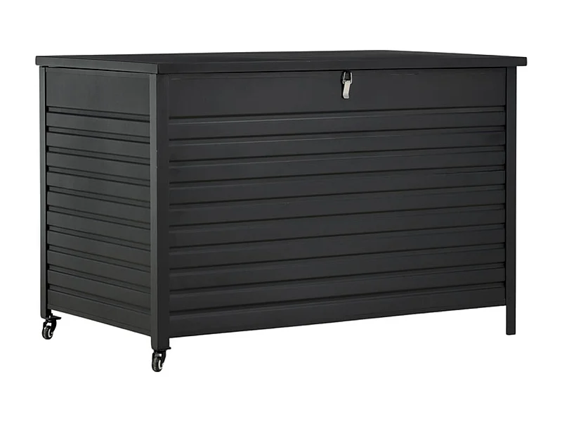 Coffre de Jardin en Métal "Tiana" 150cm Noir