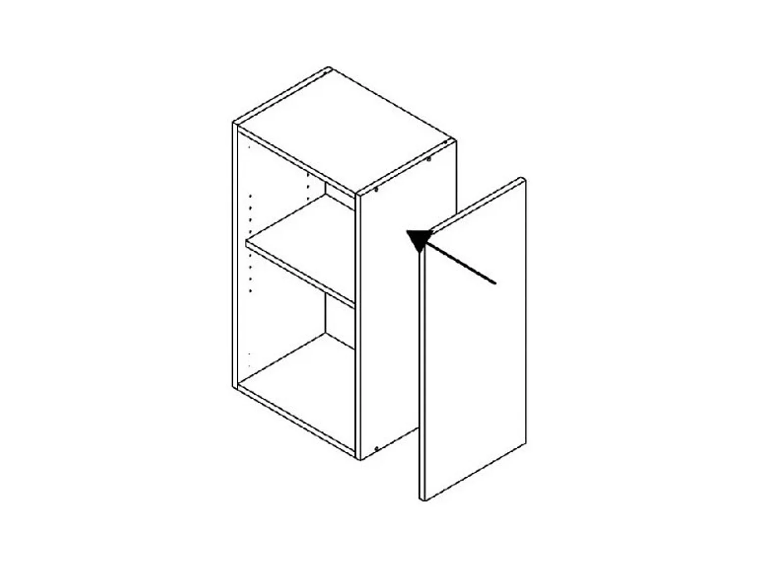 Joue Colonne De Cuisine Nature Blanche H2014xl580 Gd Menuiseries