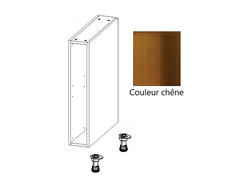 Caisson Cuisine Bas Chene Range Epice H700 X L150 Gd Menuiseries