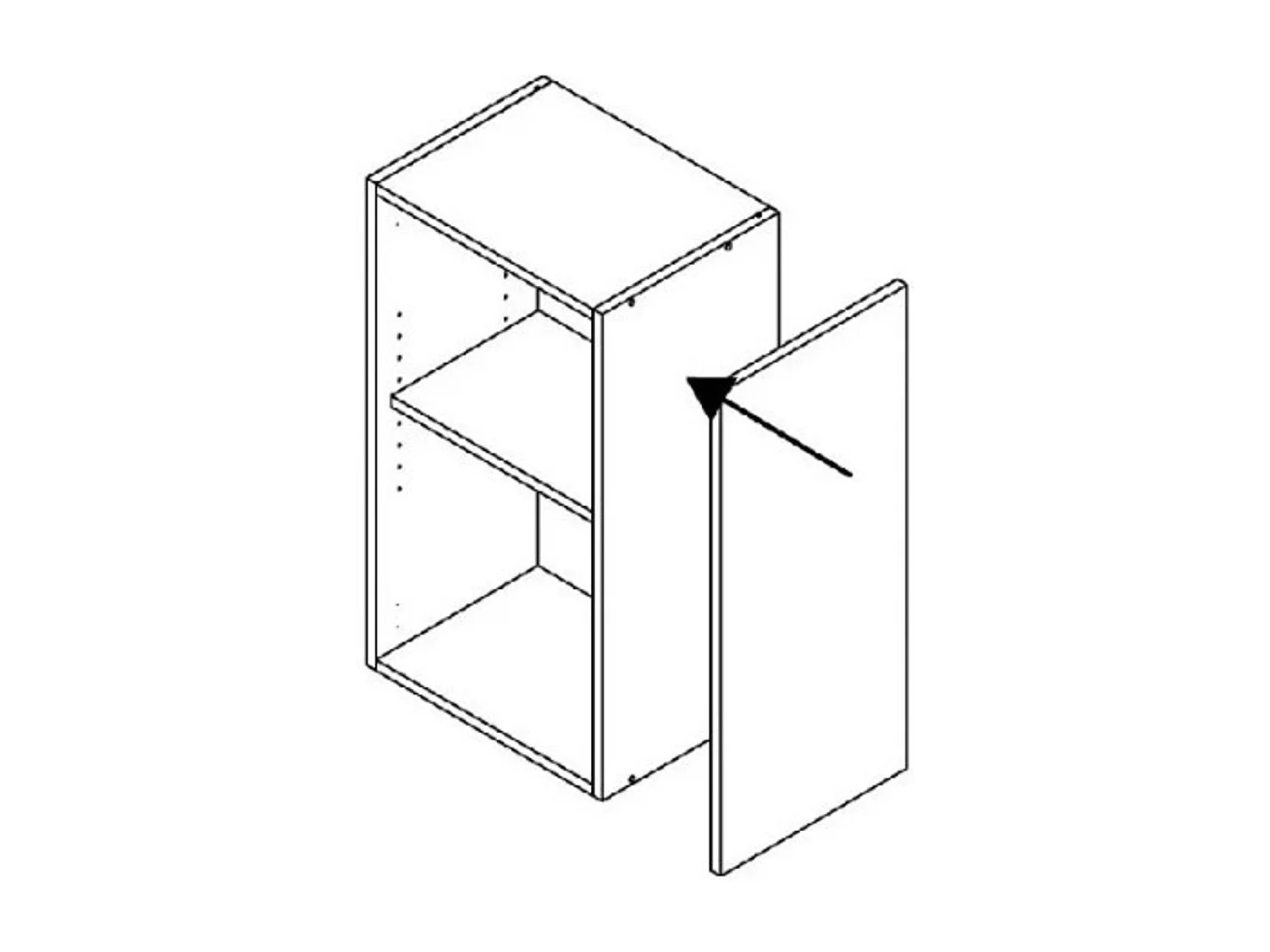 Joue De Cuisine Nature Blanche H700 X L330 Gd Menuiseries