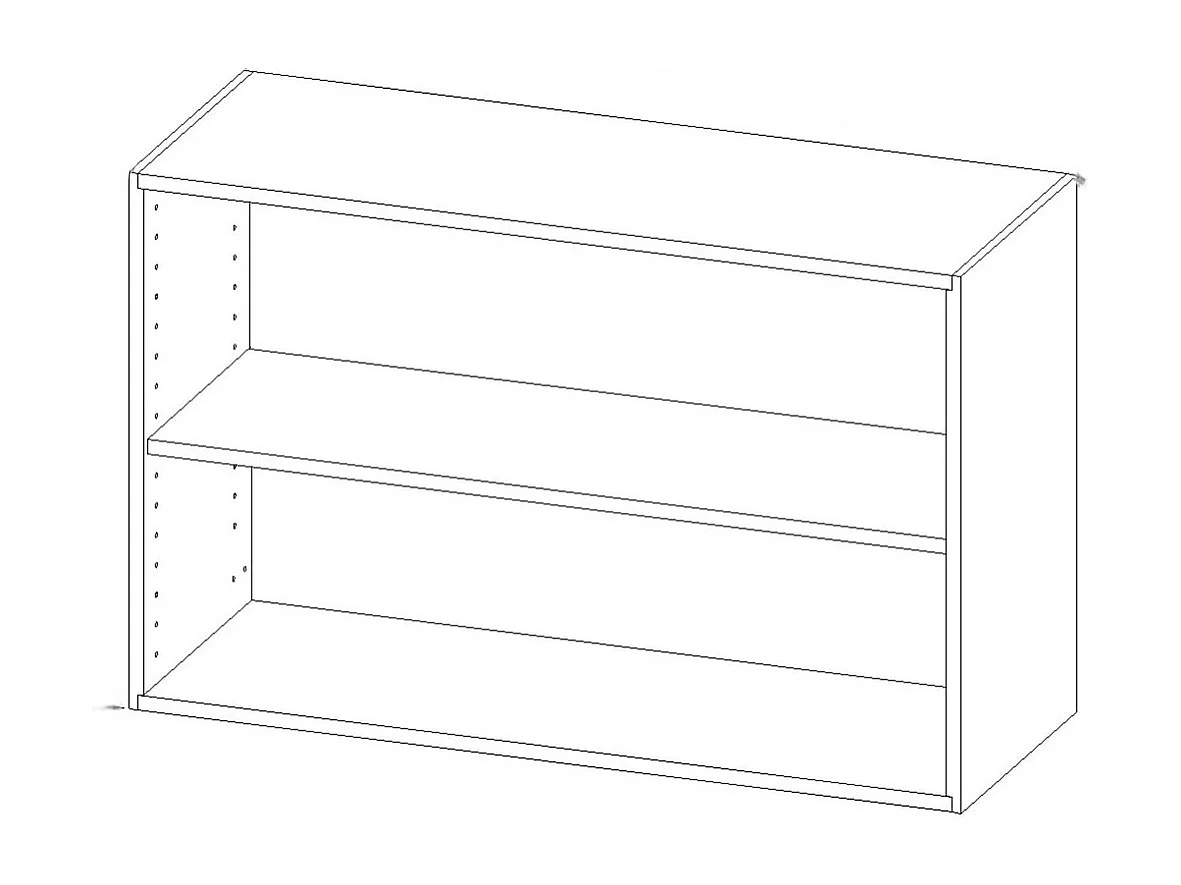 Caisson Cuisine Haut Blanc H 700 X L 600 X P 330 Gd Menuiseries