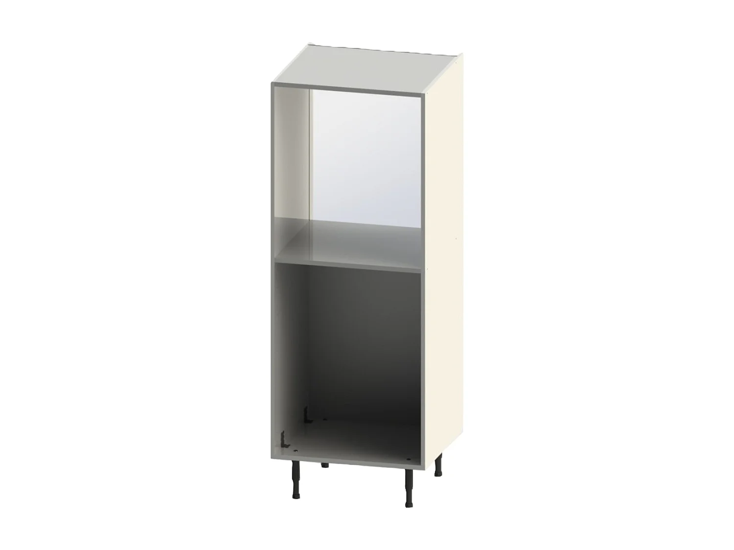 Caisson Cuisine 1/2 Colonne Blanc H1305 X L600 X P560 Gd Menuiseries