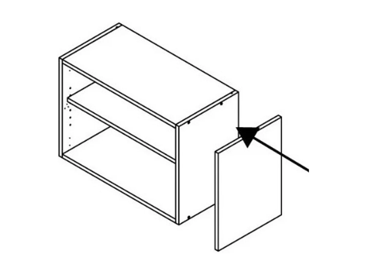 joue Haute de cuisine Nature Blanche H704xL320