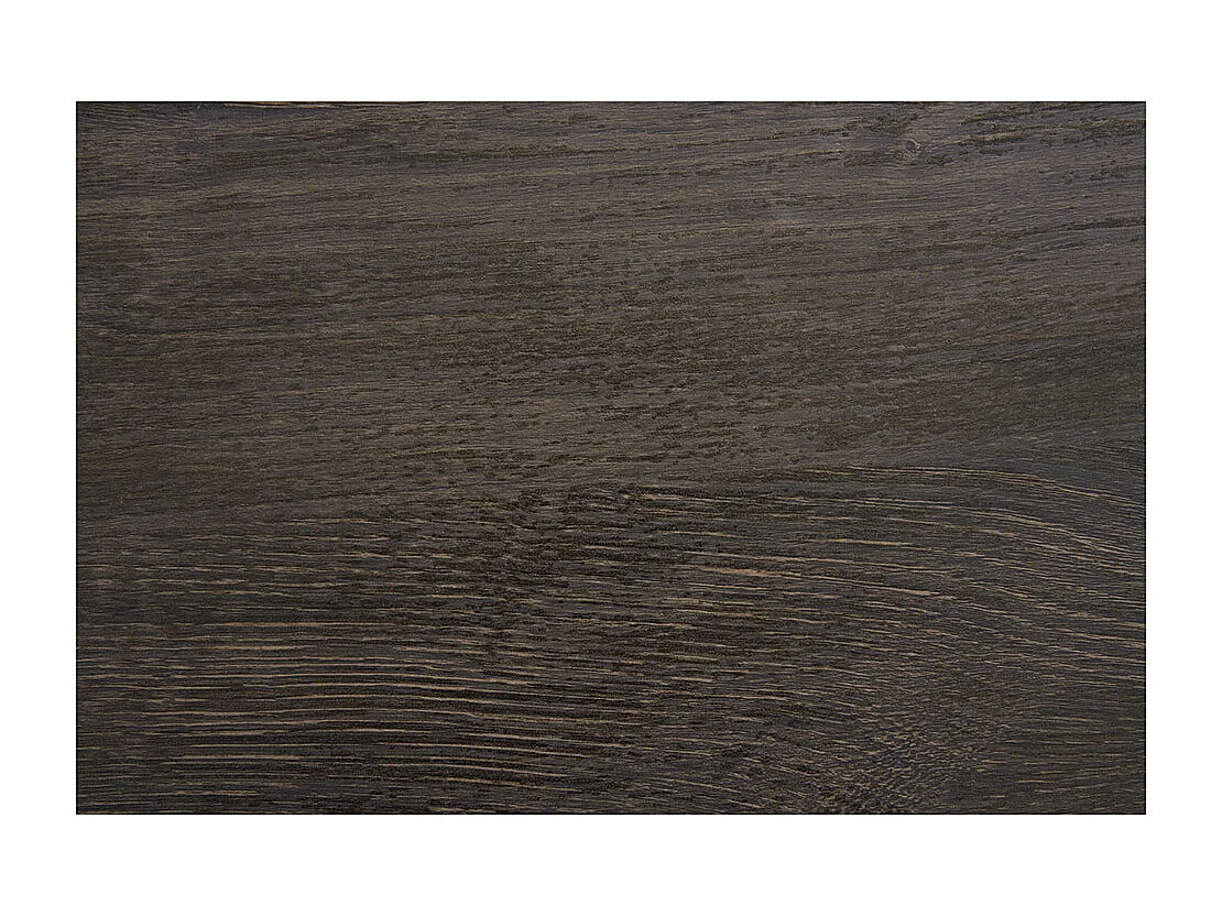 Kyoto ensemble pour salle à manger table à manger 100x210 cm brun foncé et 6 chaises bouclé blanc.