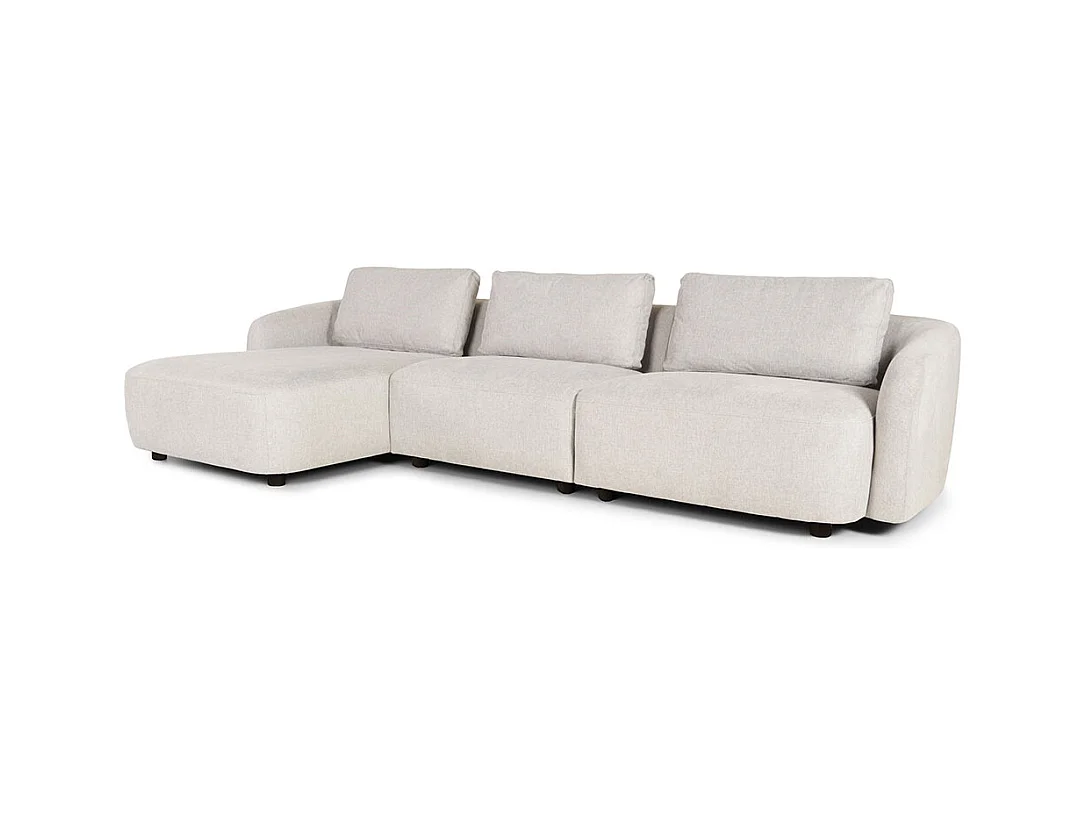 Bergen canapé 2 places gauche beige.