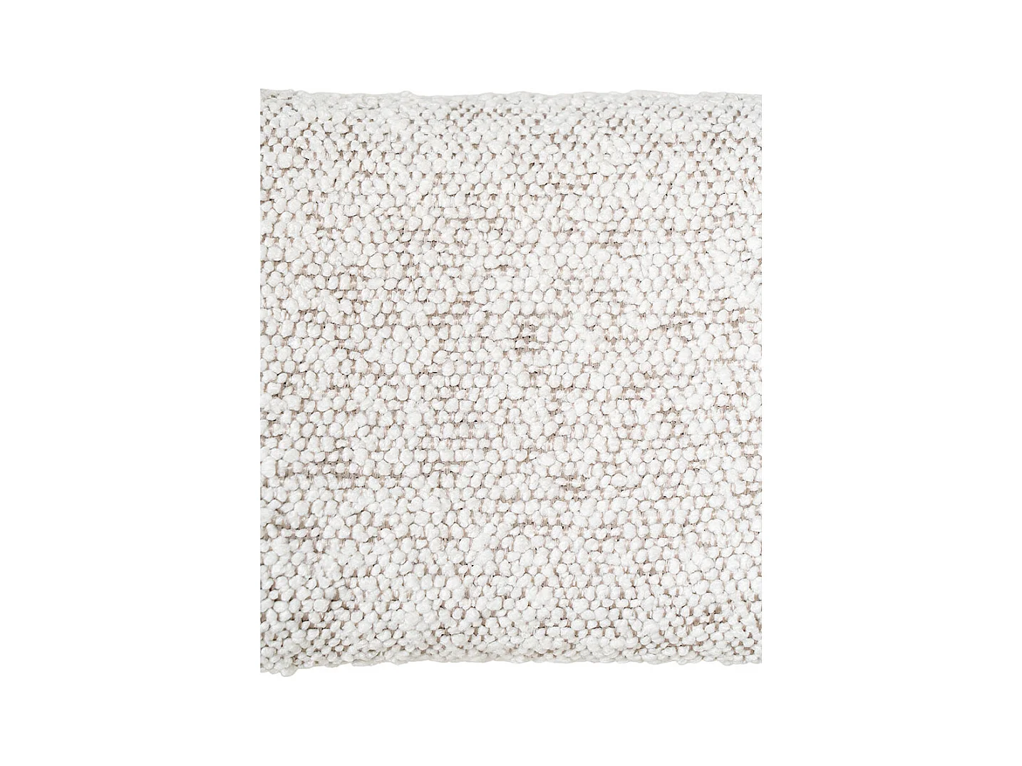 Tokyo ensemble pour salle à manger table à manger avec 2 rallonges Ø120x120-160-200 cm placage chêne et 6 chaises bouclé blanc.