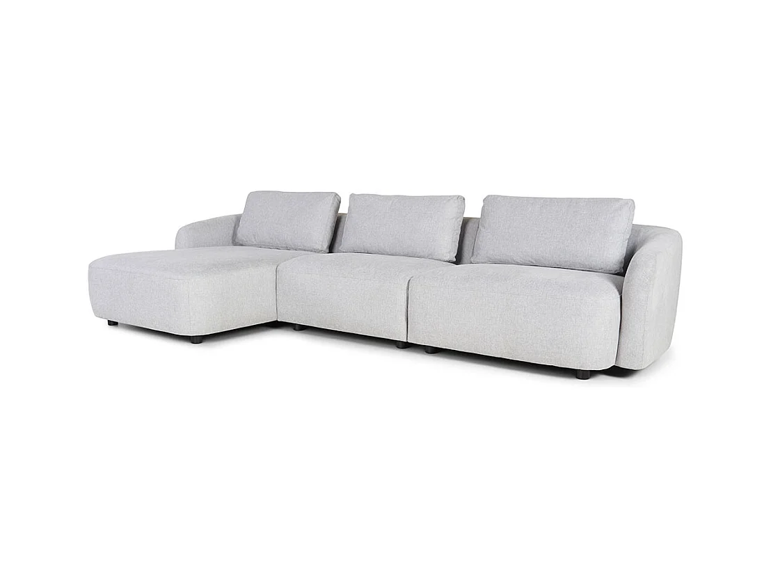 Bergen canapé 2 places gauche gris clair.