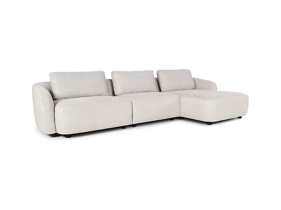 Bergen canapé 2 places droit beige.