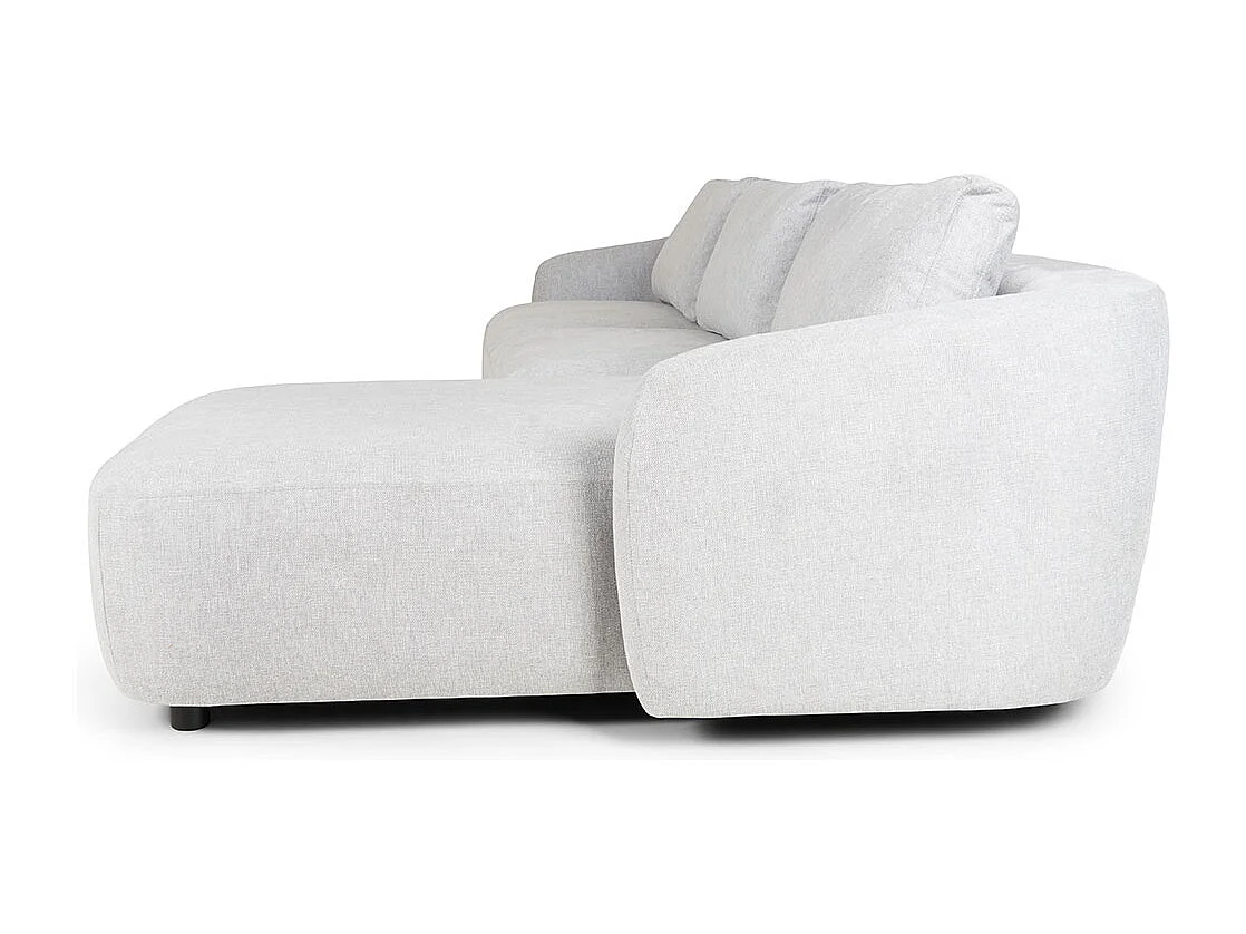 Bergen canapé 2 places droit gris clair.