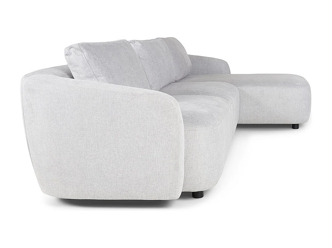 Bergen canapé 2 places droit gris clair.