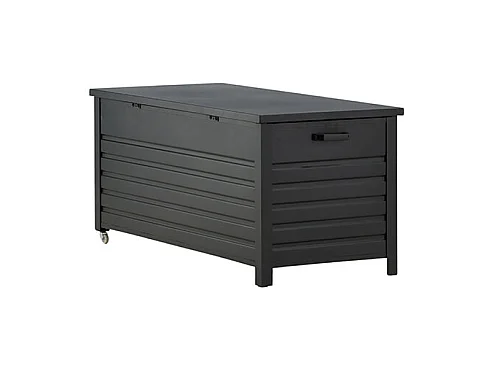 Coffre de Jardin en Métal "Elsa" 130cm Noir