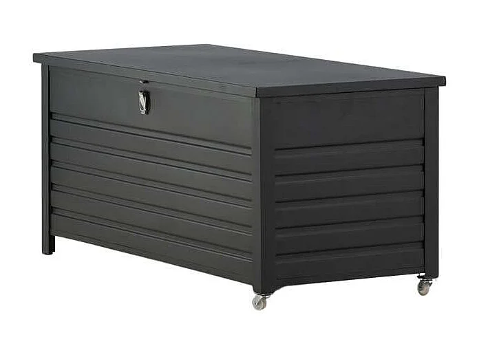 Coffre de Jardin en Métal "Elsa" 130cm Noir