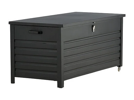 Coffre de Jardin en Métal "Elsa" 130cm Noir