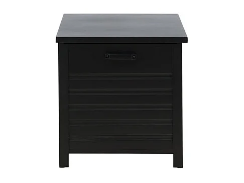 Coffre de Jardin en Métal "Elsa" 130cm Noir