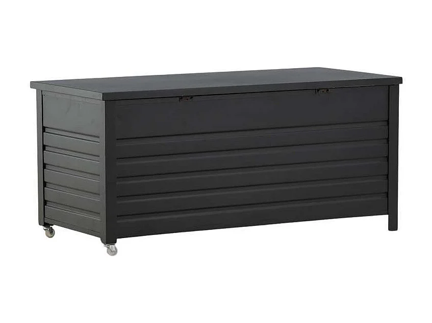 Elsacoffre de coussins noir.