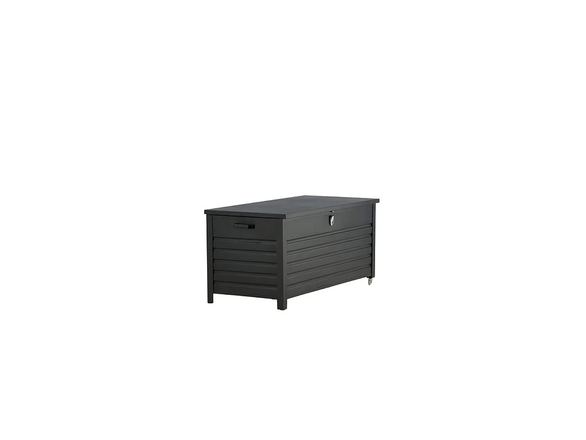 Coffre de Jardin en Métal "Elsa" 130cm Noir
