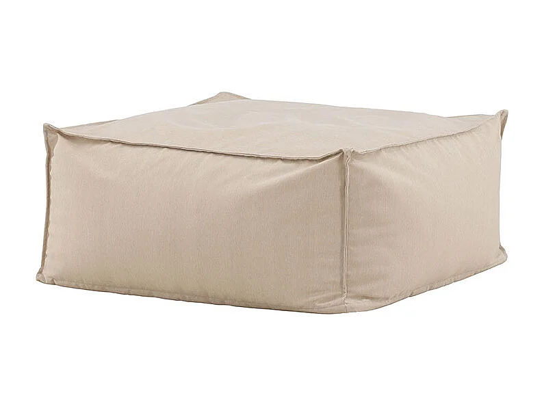 Rambofauteuil pouf beige.