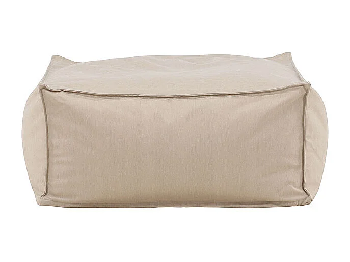 Rambofauteuil pouf beige.