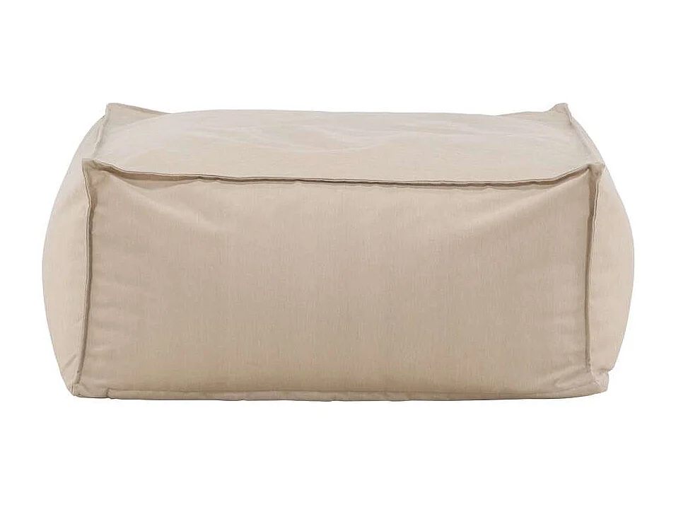 Rambofauteuil pouf beige.