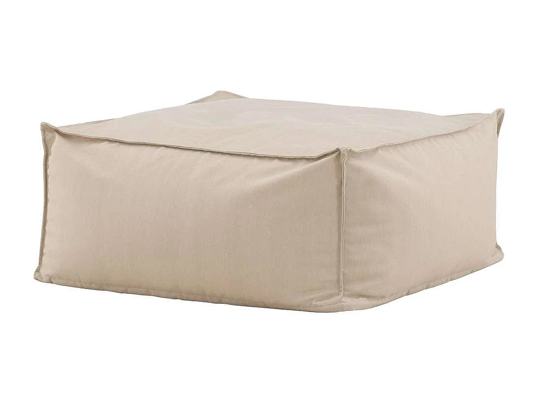 Rambofauteuil pouf beige.