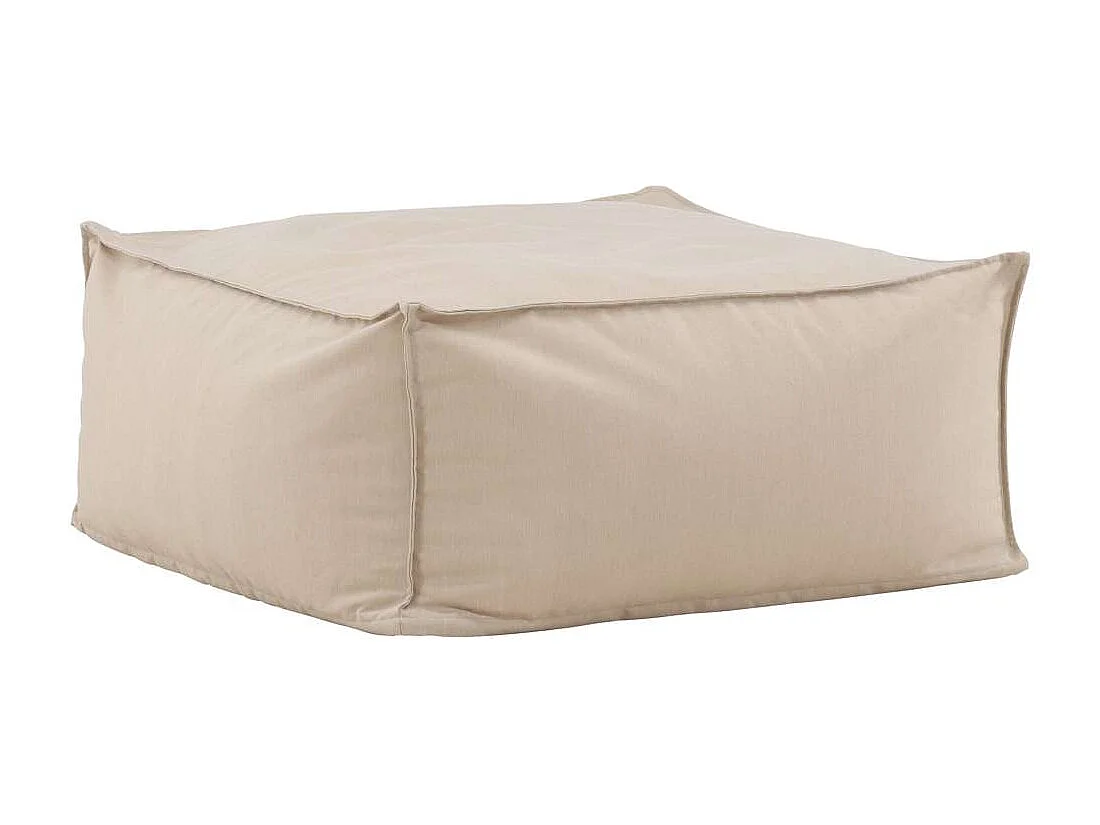 Rambofauteuil pouf beige.