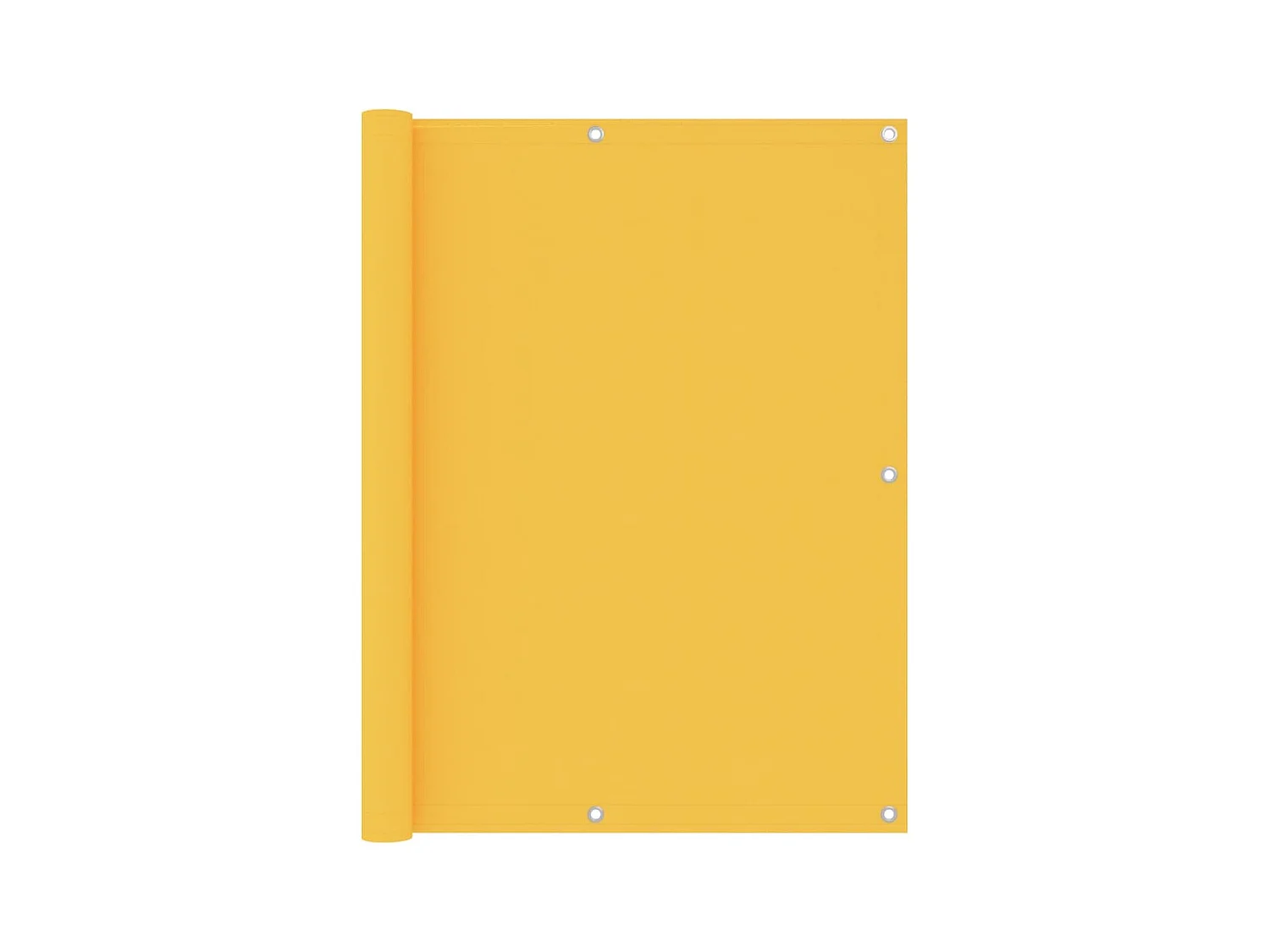 Paravento per balcone 120 x 500 cm tessuto oxford giallo 02_0010188