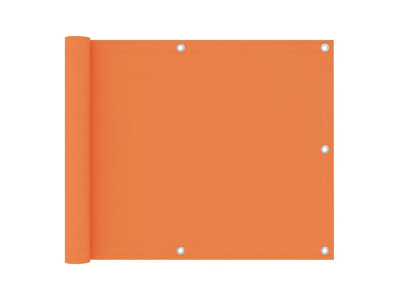 Paravento per balcone protezione privacy paravento 75 x 400 cm tessuto oxford arancione 02_0010298
