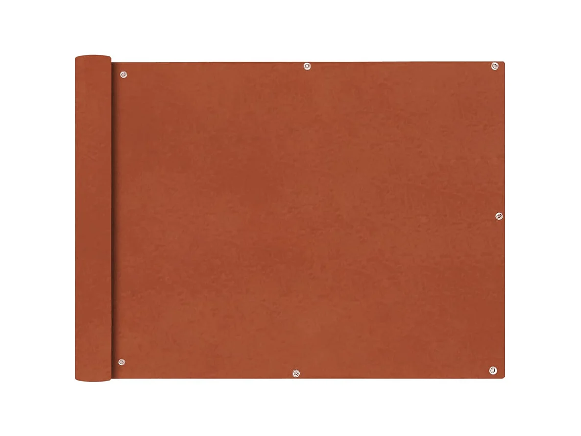 Écran de balcon brise tissu marron 90 x 0.1 x 400 cm 02_0010176