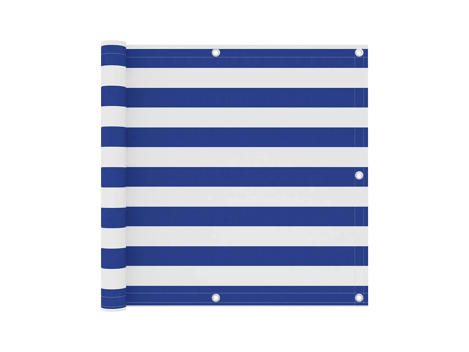 Tela de varanda com proteção de privacidade tela de privacidade 90 x 300 cm tecido oxford branco e azul 02_0010070