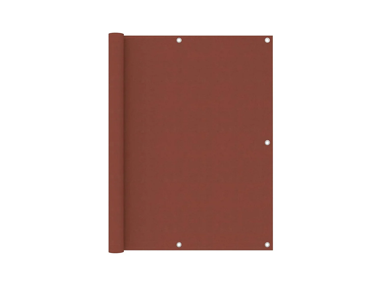 Paravento per balcone 120 x 300 cm tessuto oxford terracotta 02_0010399