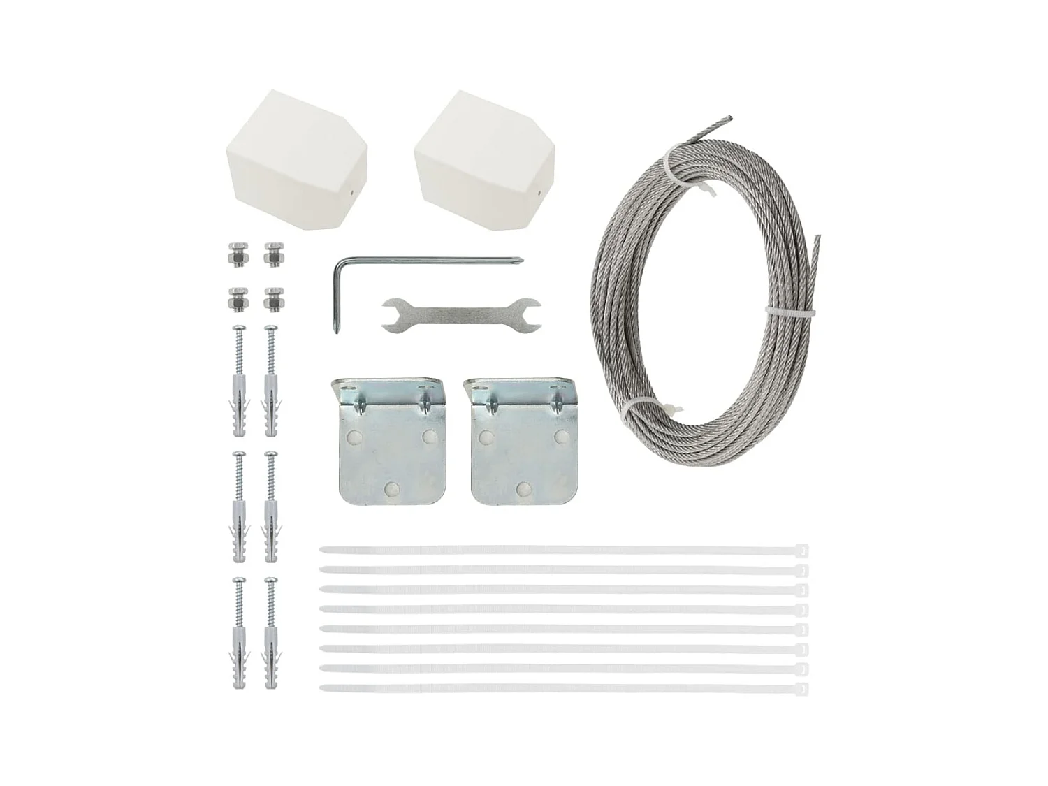 Paravento per balcone protezione privacy paravento 160 x 240 cm tessuto oxford verde chiaro 02_0010424