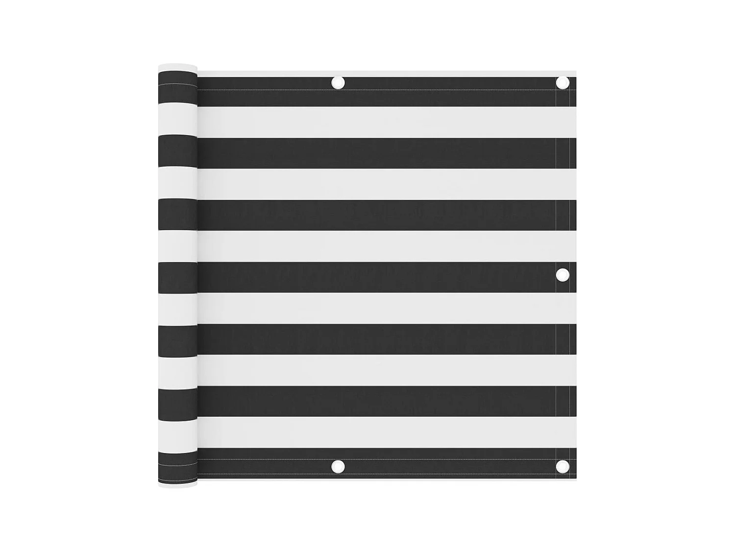 Tela de varanda com proteção de privacidade Tela de privacidade 90 x 300 cm tecido Oxford antracite e branco 02_0009990