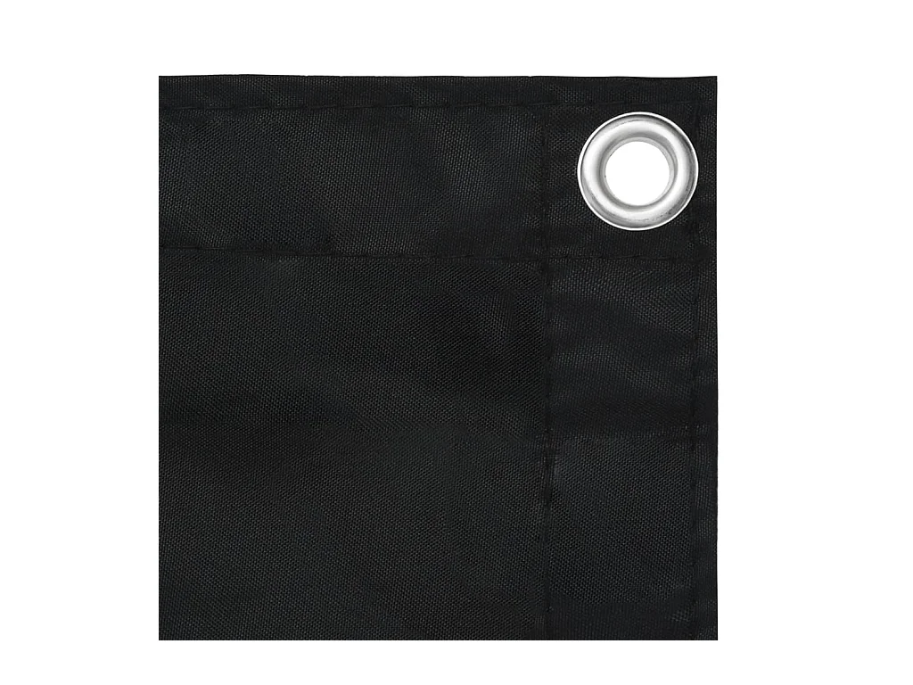 Écran de balcon brise tissu noire 90 x 0.1 x 400 cm 02_0010280