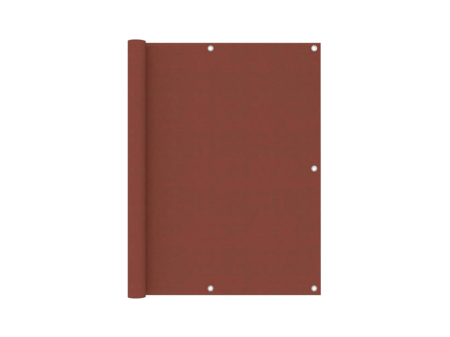 Paravento per balcone protezione privacy paravento 120 x 400 cm tessuto Oxford terracotta 02_0010401