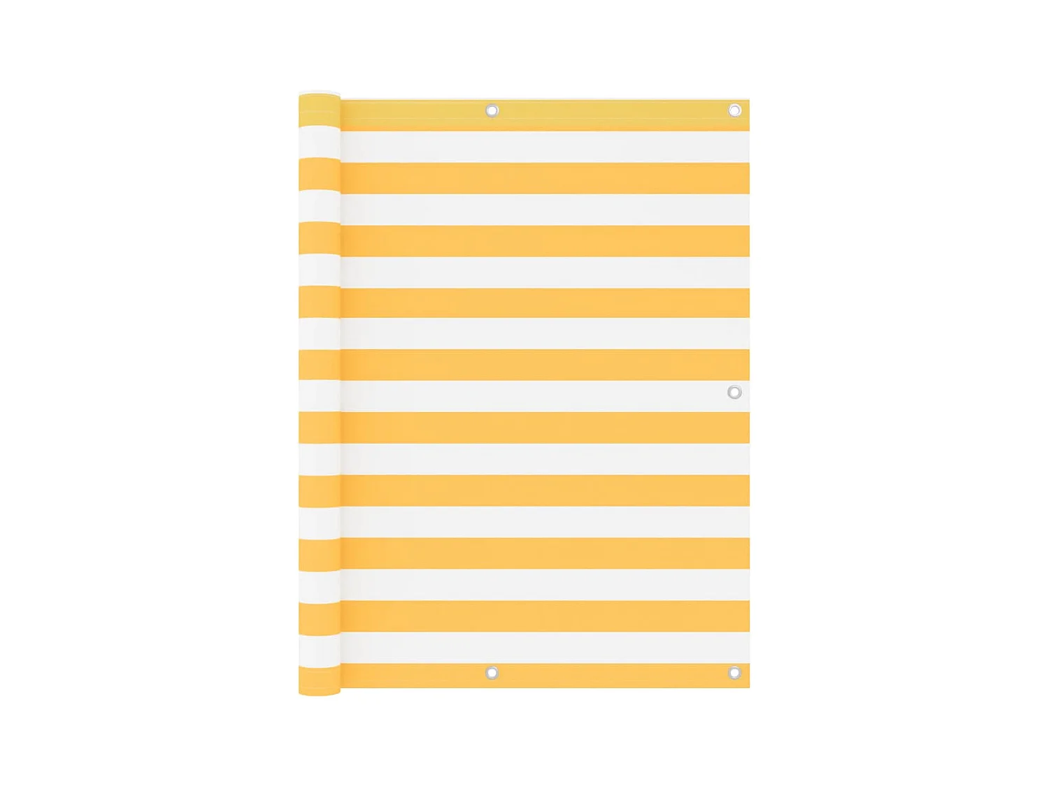 Écran de balcon brise tissu blanche 120 x 0.1 x 500 cm 02_0010076