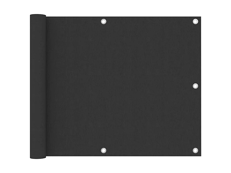 Paravento per balcone protezione privacy paravento 75 x 300 cm tessuto Oxford antracite 02_0009970