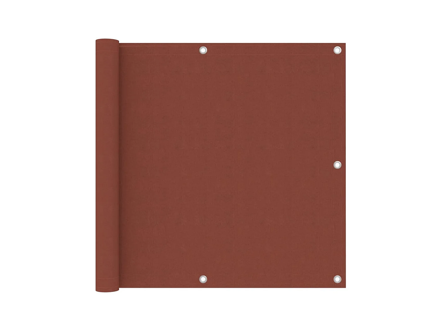 Paravento per balcone protezione privacy paravento 90 x 500 cm tessuto oxford terracotta 02_0010419